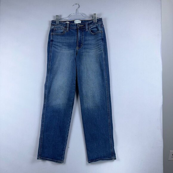 Universal Thread Denim - Universal Thread Everyday Straight Jeans Womens Size 10R Mid-Rise Stretch Blue